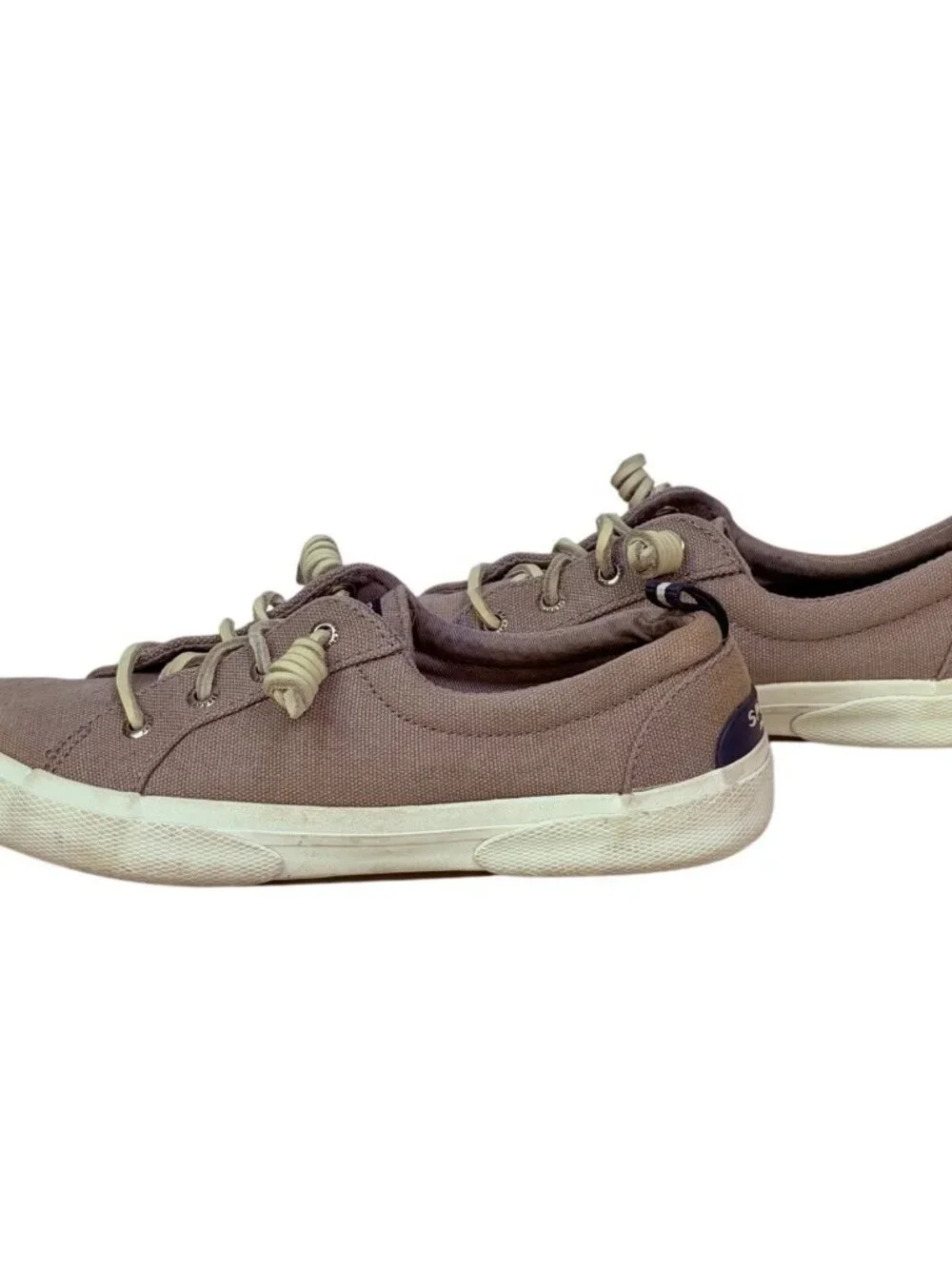 Sperry Top Side Women's Size 6 Gray Canvas Sneaker Shoes